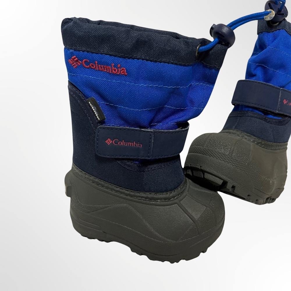 COLUMBIA | POWDERBUG PLUS II SNOW BOOTS | NAVY | WATERPROOF | TODDLER | SIZE 5